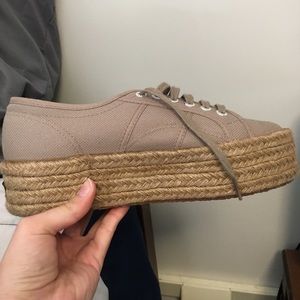 Superga platform espadrille